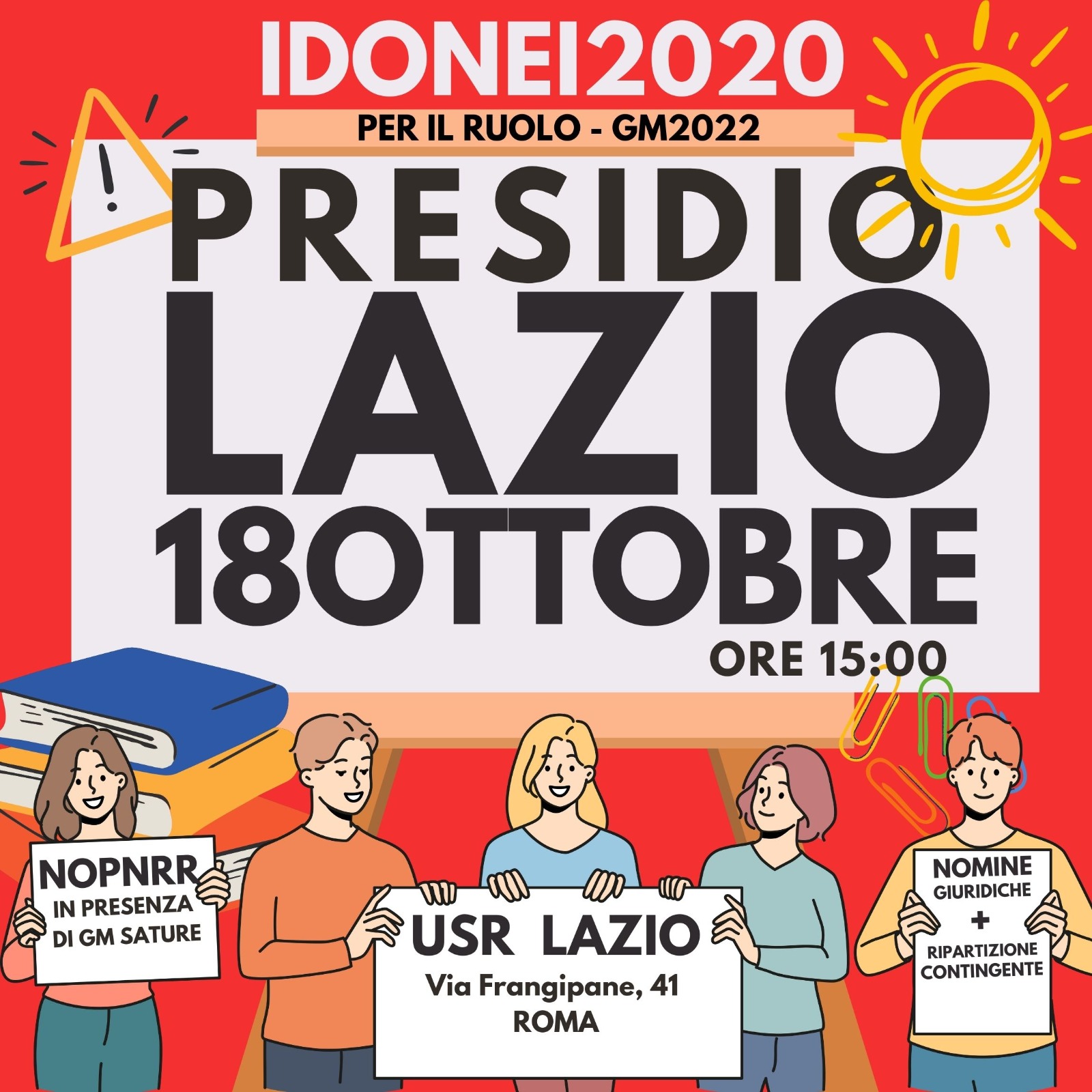 La FLC CGIL sostiene la mobilitazione degli Idonei 2020